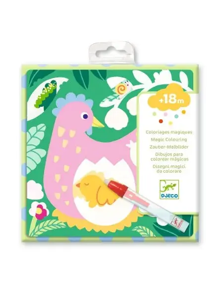 Djeco Watercolor Painting Set: Garden Animals For Babies 18 Months+ 1