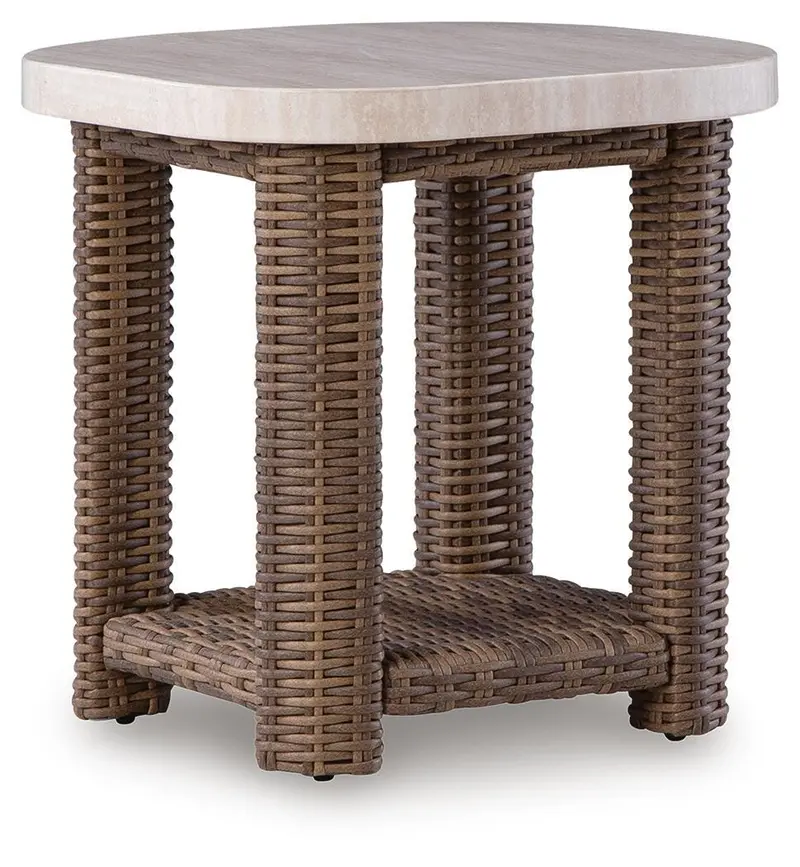 Dolan Creek Weather-Resistant Outdoor End Table 1