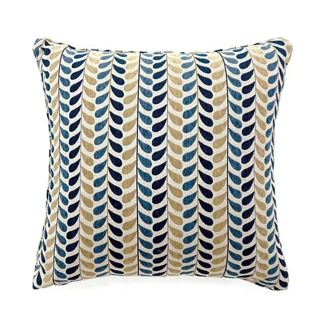 Dropp Blue And Yellow 18" X 18" Decorative Throw Pillow (Pack Of 2) 1