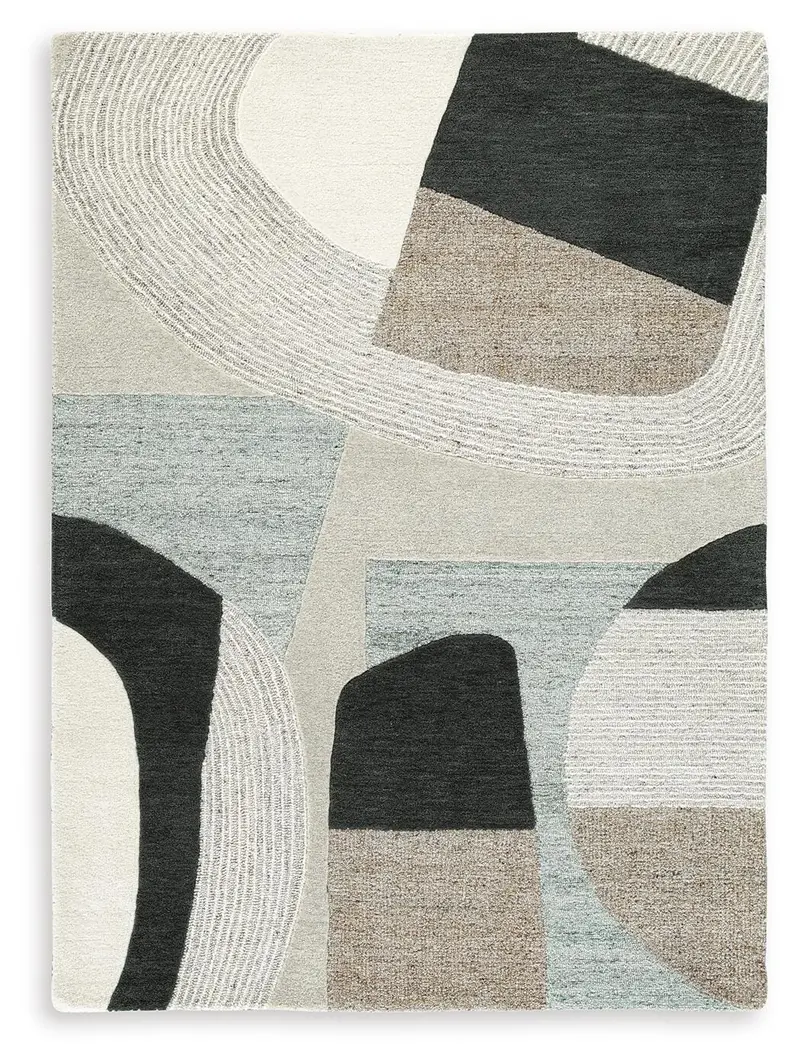 Edrickhill Textured Area Rug – 5 Ft X 7 Ft Compact Living Space Design 1