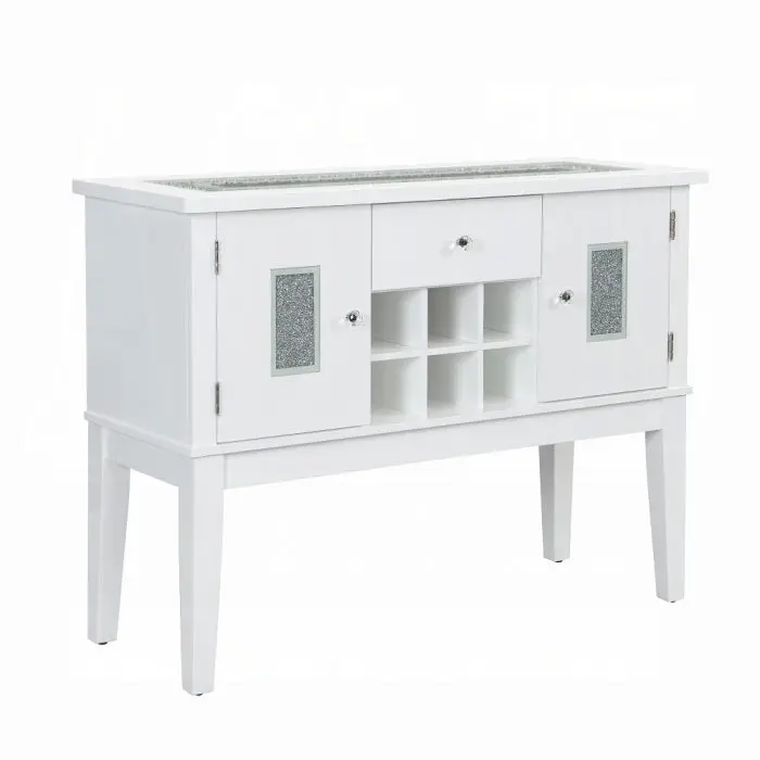 Elizaveta Serving Buffet Server With Wine Rack And Cabinet Storage 1