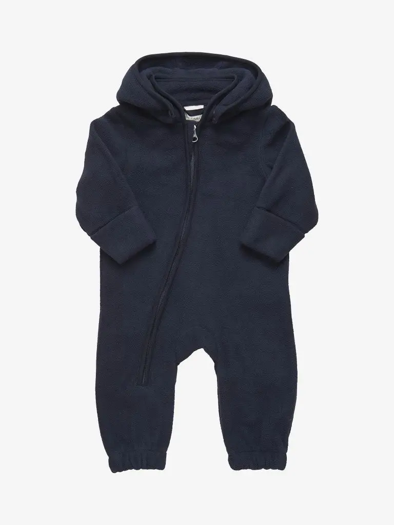 En Fant Navy Fleece Full-Body Suit For Kids 1