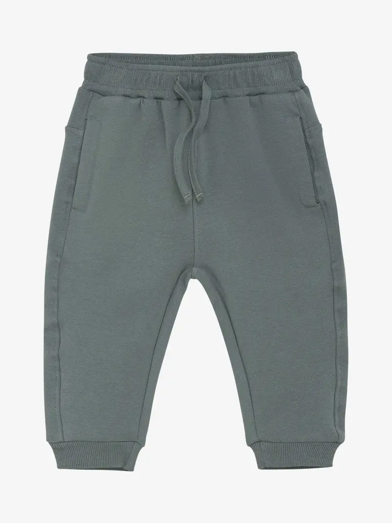 Enfant Green Sweatpants – Cozy Cotton-Layered Toddler Trousers (Size 68) 1