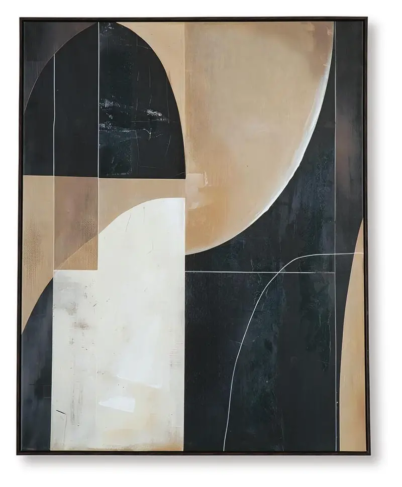 Ewanford Minimalist Wall Art Print – Contemporary Canvas Or Framed Option 1