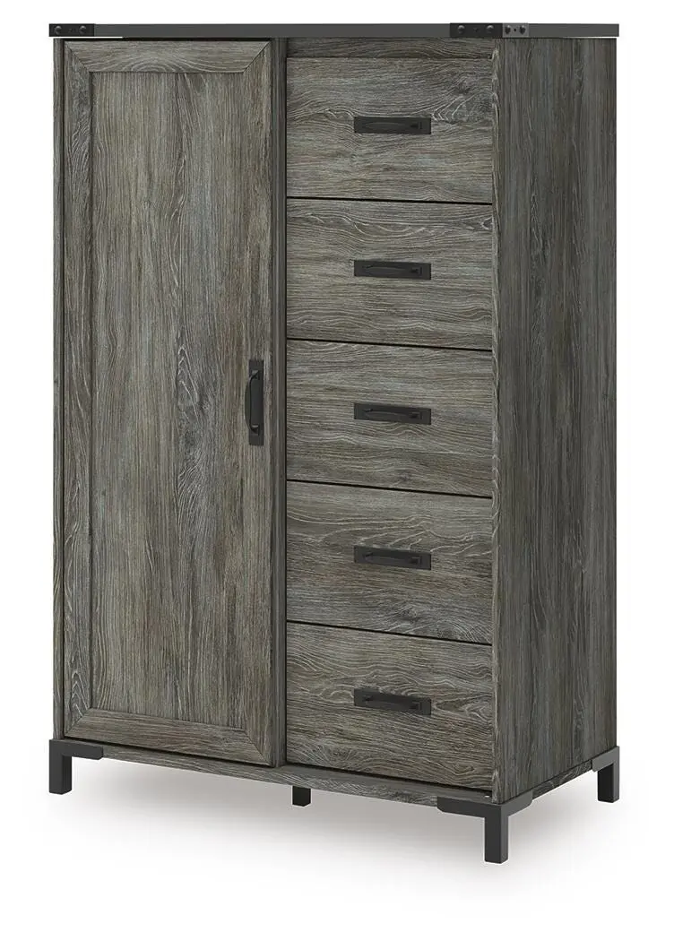 Frandern Tall Dressing Chest With Mirror Support 1