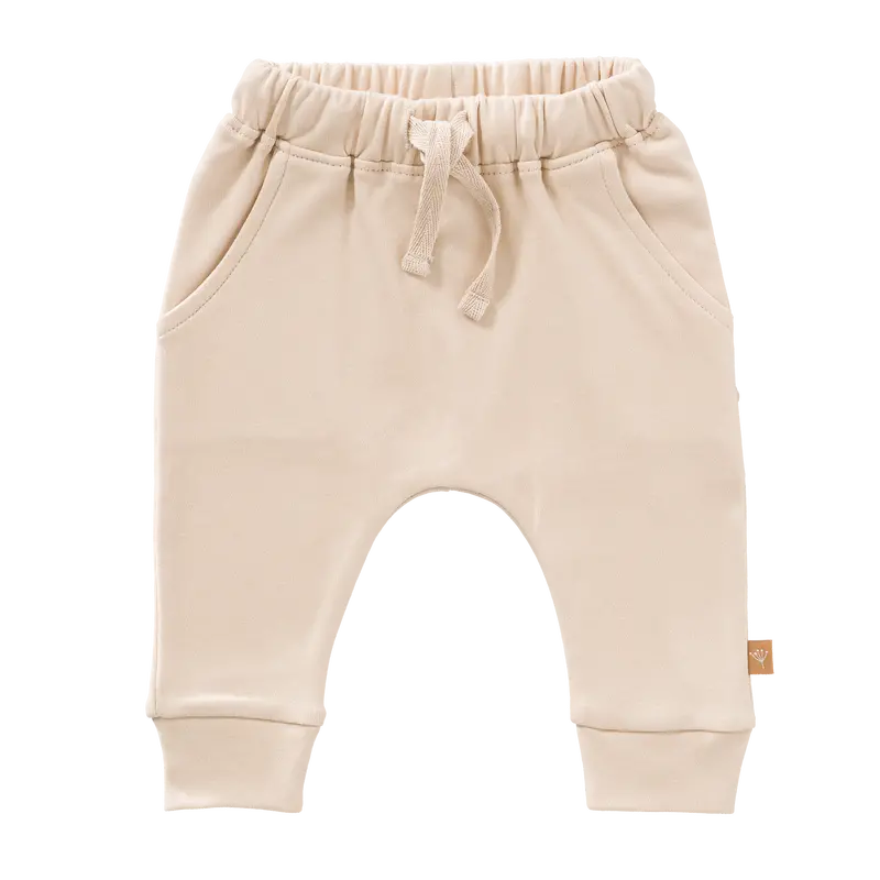 Fresk Soft Casual Shorts – Oatmeal Solid Color 1