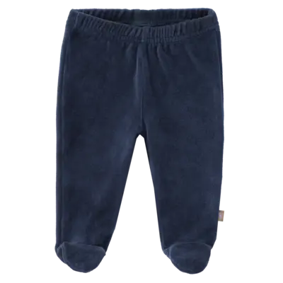 Fresk Velour Footed Trousers – Indigo (6–12 Months) 1