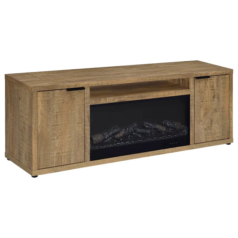 Fuller Electric Fireplace Tv Stand With Media Storage 1
