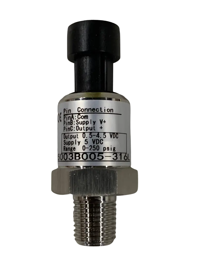 Fw Pressure Transducer: 0–250 Psi Range With Cp Or Pp Wetted Materials 1