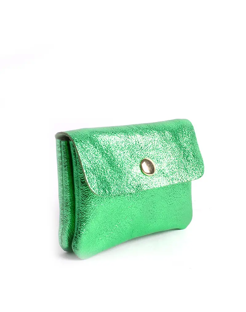 Giuliano Metallic Green Wallet 1