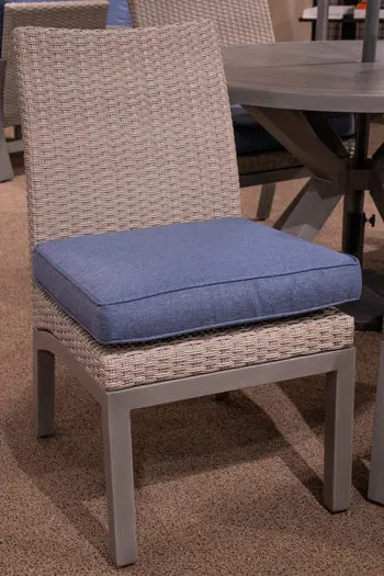 Half Moon Beach Outdoor Side Chairs – Set Of Two With Cushions 1