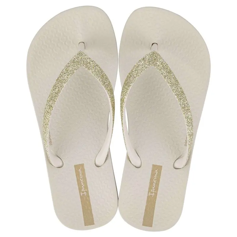 Ipanema Anatomic Lolita Kids Sandals – Beige With Gold Accents 1