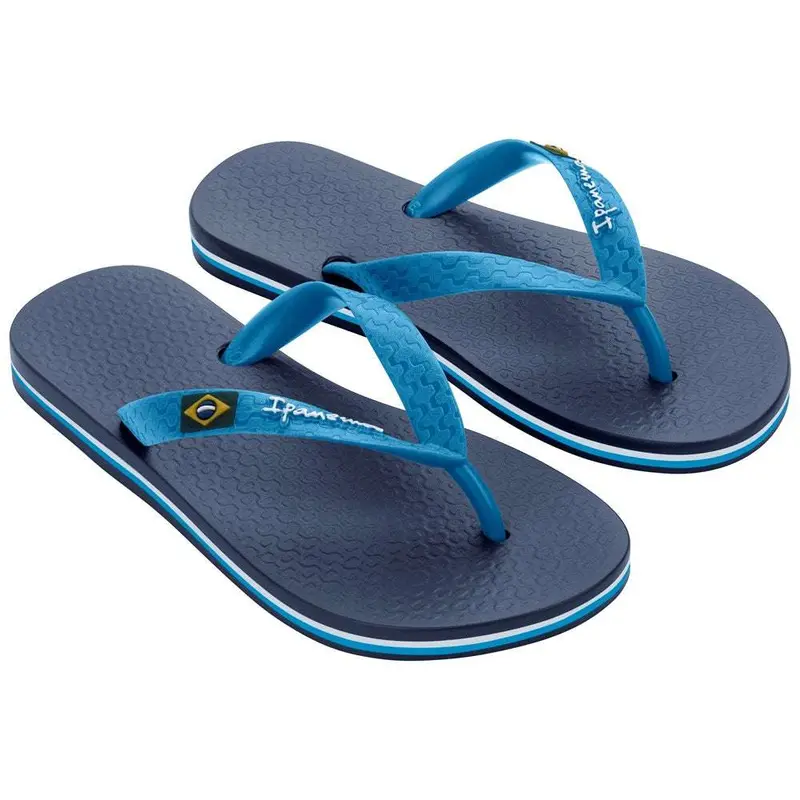 Ipanema Classic Brasil Kids Flip-Flops – Vibrant Blue 1