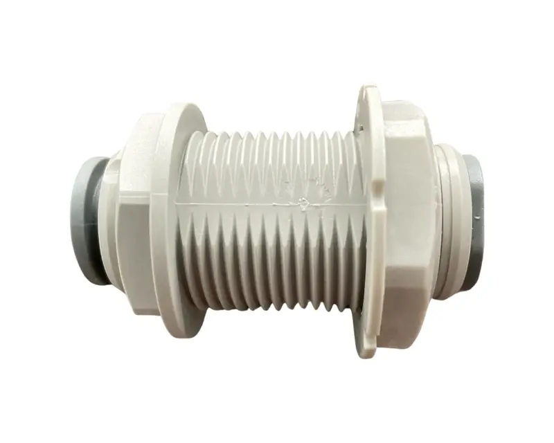 John Guest 1/2" Quick-Connect Bulkhead Union Fitting 1