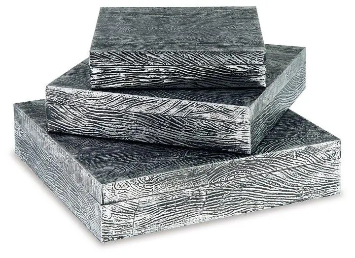 Keldy Decorative Storage Boxes (Set Of 3) 1