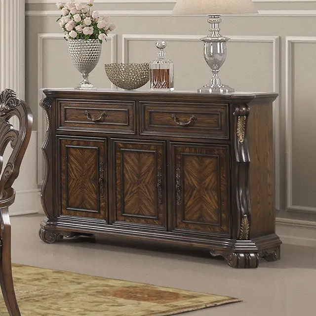Leovanni Sideboard – Rustic Modern Storage Cabinet 1