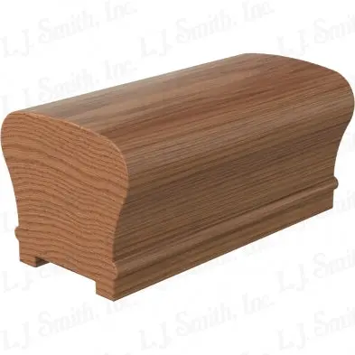 Lj-6210C-Pl1 Solid Hardwood Handrail – 1-1/4" Plowed Groove 1