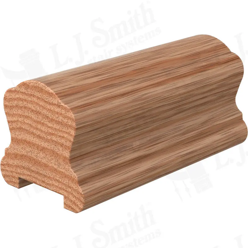 Lj-6B10C/8000C-Pl1 Solid Wood Handrail – 1-1/4" Plowed Option 1
