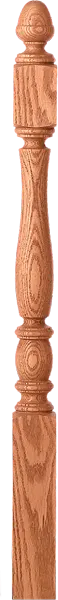 Ljp-33Xx Challis Acorn-Top Newel Post – 3-1/2" Square 1