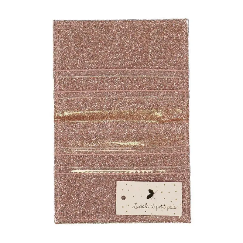 Luciole Et Petit Pois Glitter Pink Pacifier Holder – Stylish & Functional Clip For Infants 1