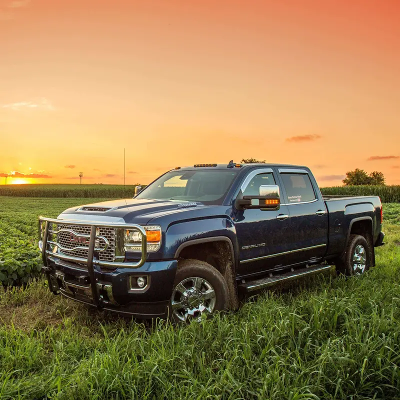 Luverne Chrome Tubular Grille Guard – Dual-Bar Design For Silverado/Sierra 2500/3500 Hd 1
