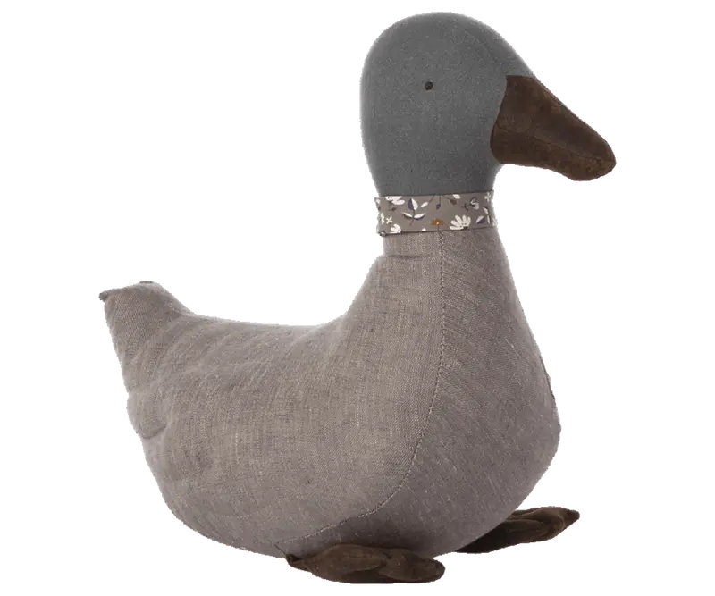 Maileg Linen Duck – Handcrafted, Neutral Tone 1