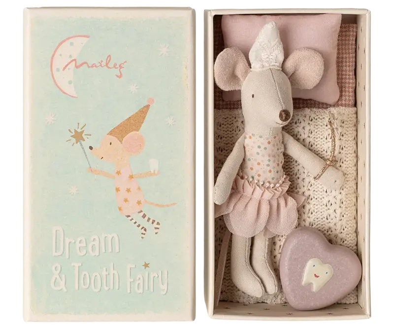 Maileg Tooth Fairy Doll – Little Sister In Matchbox, Ages 3+ 1