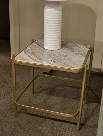 Manor Stone Living Room End Table 1