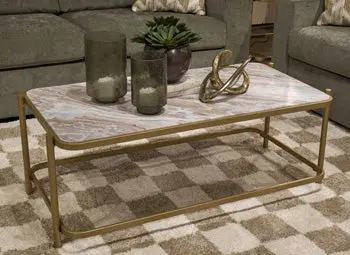 Manor Stone Rectangular Coffee Table 1