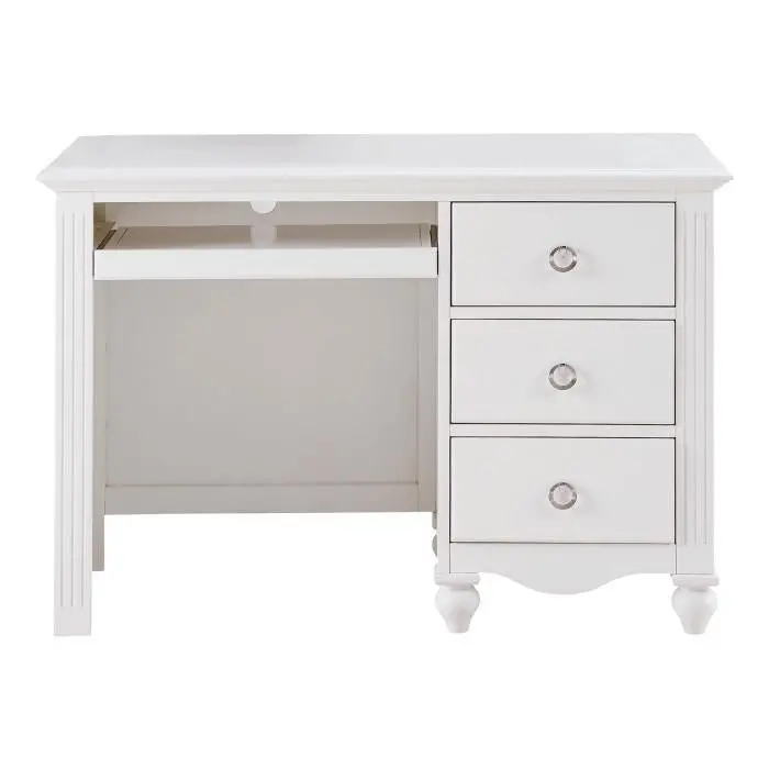Meghan White 3-Drawer Writing Desk – 2058Wh-15 1