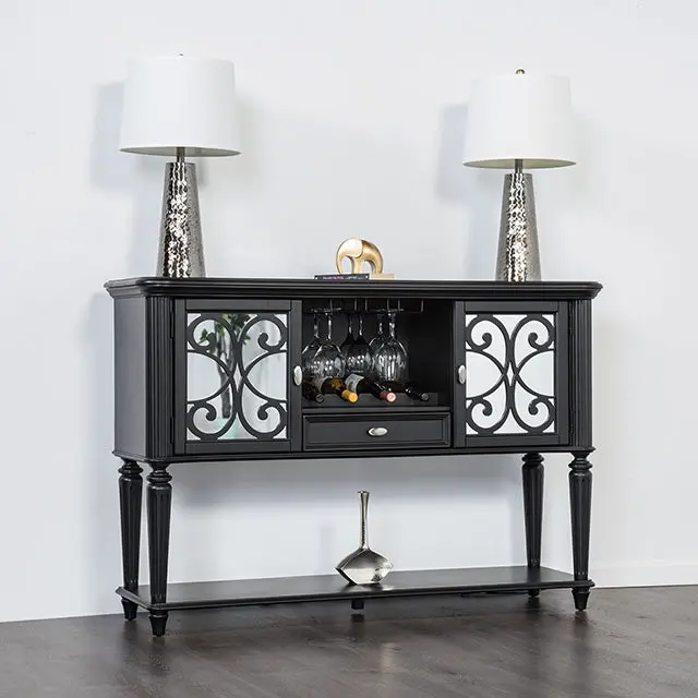 Melodi Parc Solid Wood Server With Storage 1