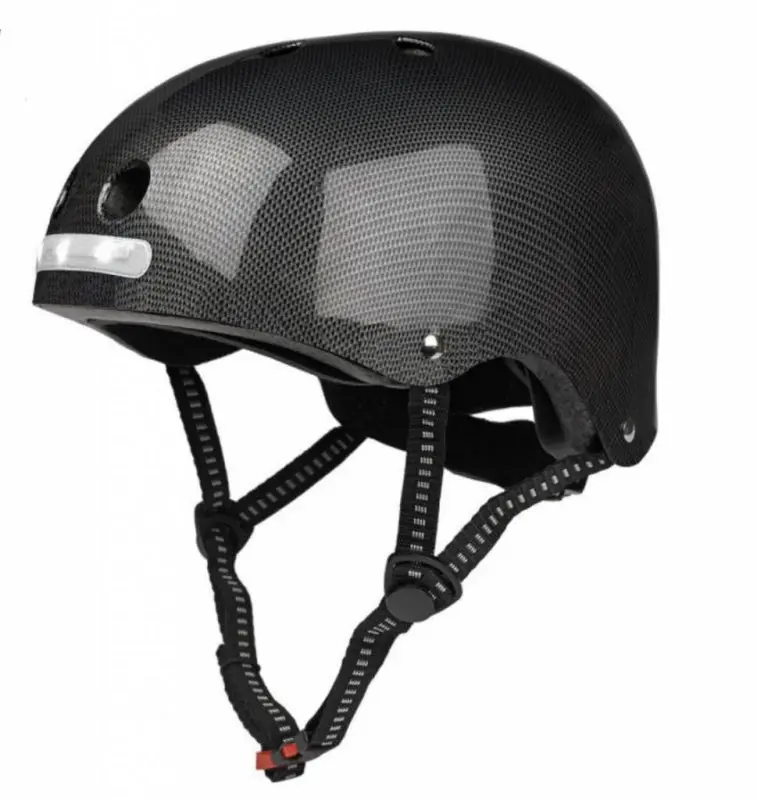 Micro Step Led Safety Helmet – Black, Medium (56–58 Cm) 1