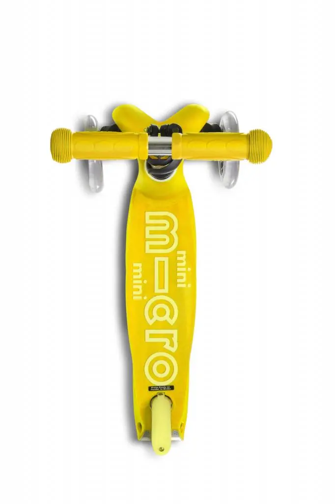 Micro Step Mini Deluxe Led Balance Bike – Yellow (Age 2+) 1