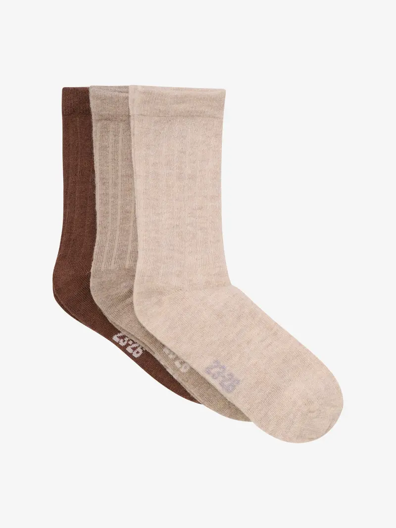 Minymo Wool-Mix Sock Trio For Infants 1