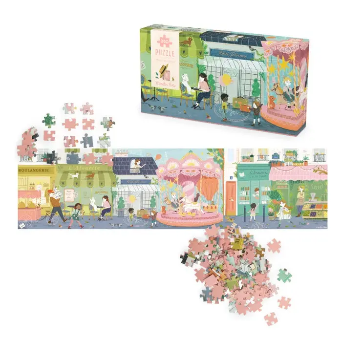 Moulin Roty 10 Rue Des Lilas Puzzle – Parisian Women Theme, Age 7+ 1