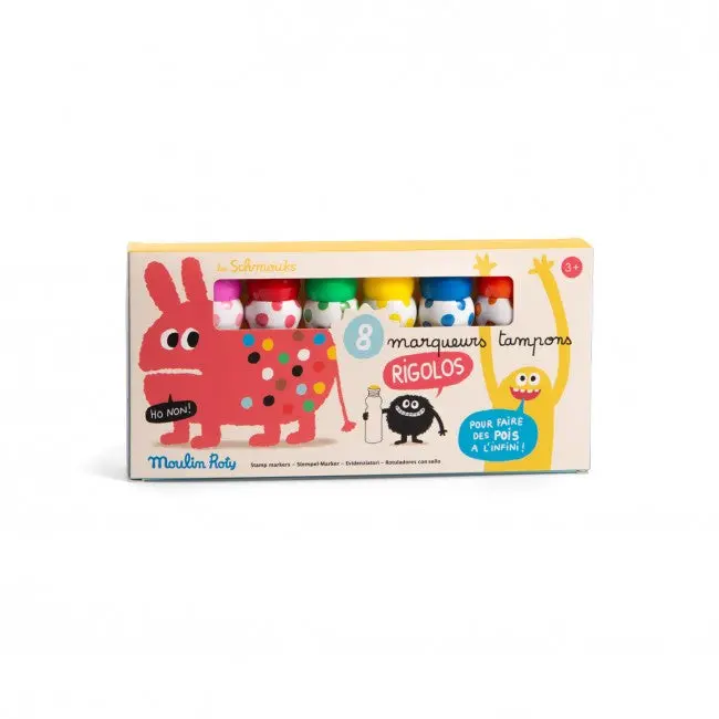 Moulin Roty Les Schmouks Stamp Set For Kids Age 3 And Up 1