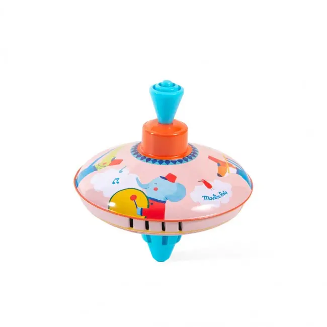 Moulin Roty Metal Blowing Horn Toy – Les Jouets Collection, Age 2+ 1