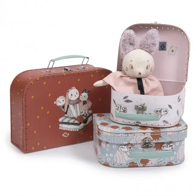 Moulin Roty Rainy Day Themed Travel Case Set, Ages 3+ 1