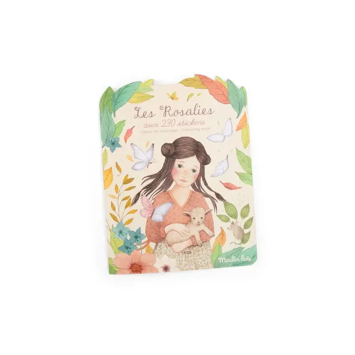 Moulin Roty Rosalies Coloring & Sticker Book, Ages 3+ 1