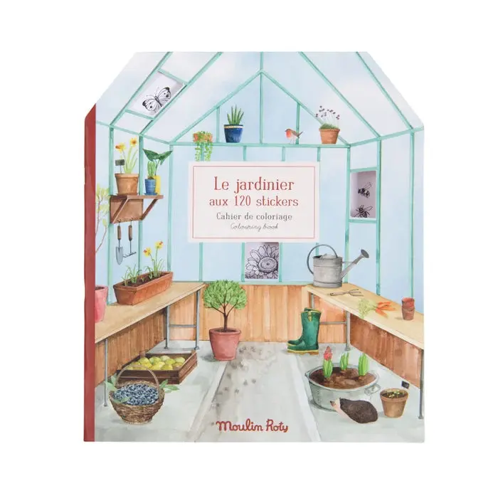 Moulin Roty The Garden Of Moulin Roty Coloring Book – Nature-Inspired Pages For Ages 3+ 1