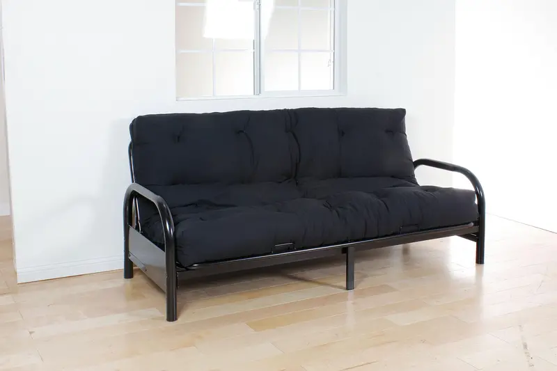 Nabila Black Full Futon Mattress – 6" Low-Profile Design 1