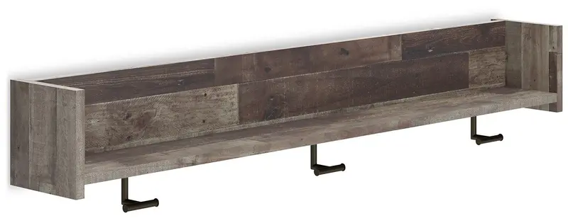 Neilsville Space-Saving Wall-Mounted Coat Organizer With Shelf 1