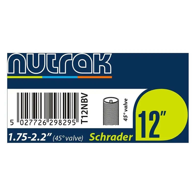 Nutrak Bent-Schraeder Inner Tube For 12-Inch Wheels 1