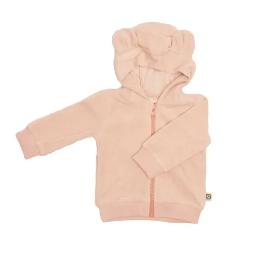 Onnolulu Balou Rose Velvet Hoodie – Size 62–68 Cm 1