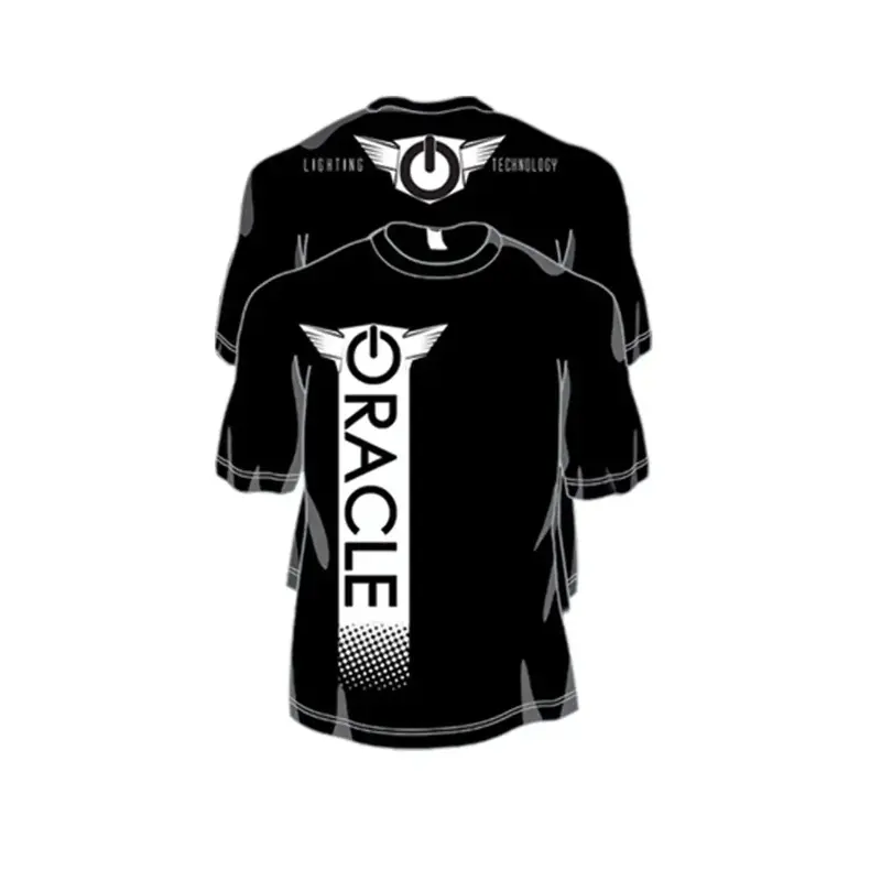 Oracle Lighting Promotional Black T-Shirt – Medium Fit, Branding-Focused Apparel (8029-M) 1