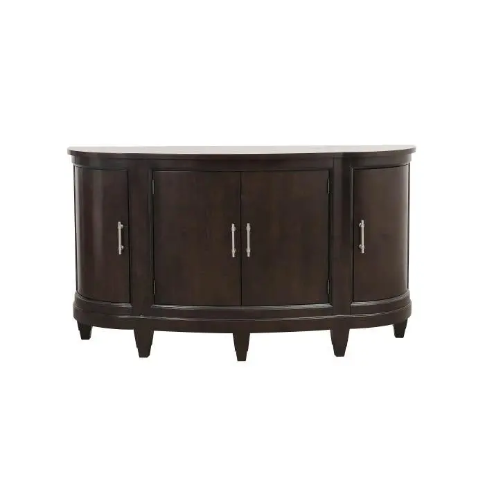 Oratorio Dark Cherry Wood Server With Cabinet Storage (5562-40) 1