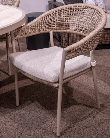 Orchard Beach Cushioned Outdoor Armchairs – All-Season Patio Set Of 4 1