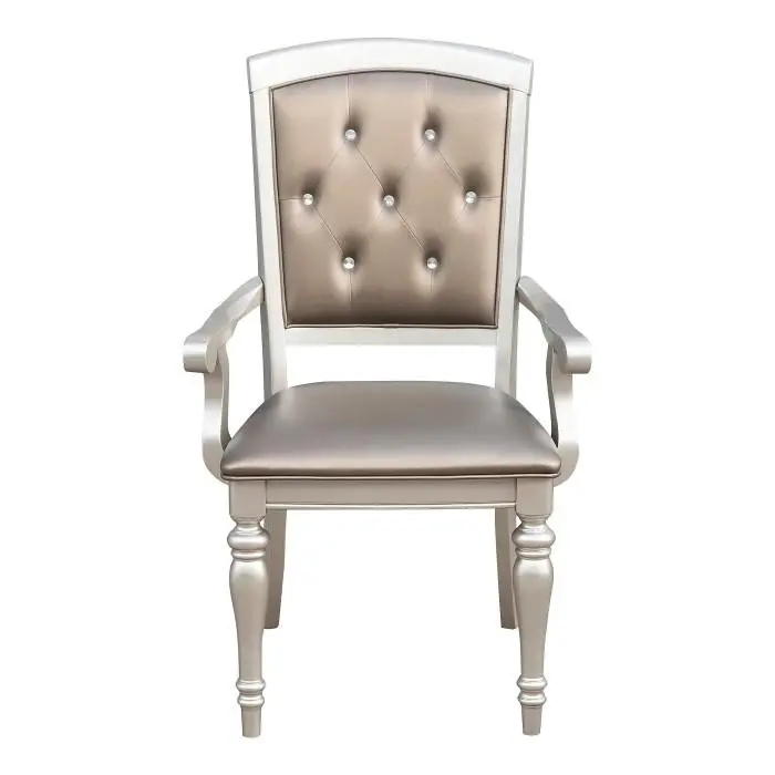 Orsina Silver Upholstered Armchairs – Set Of 2 1