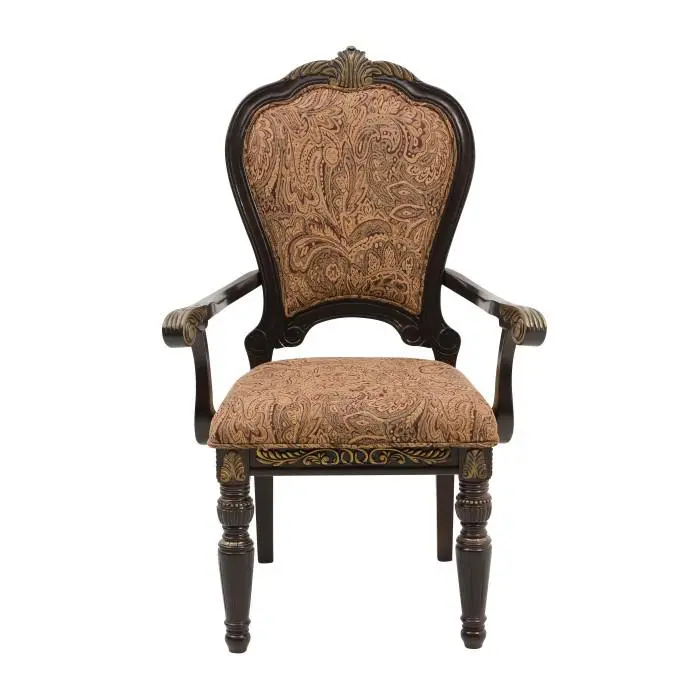 Pair Of Cherry Russian Hill Armchairs – Contemporary Dining Seating 1