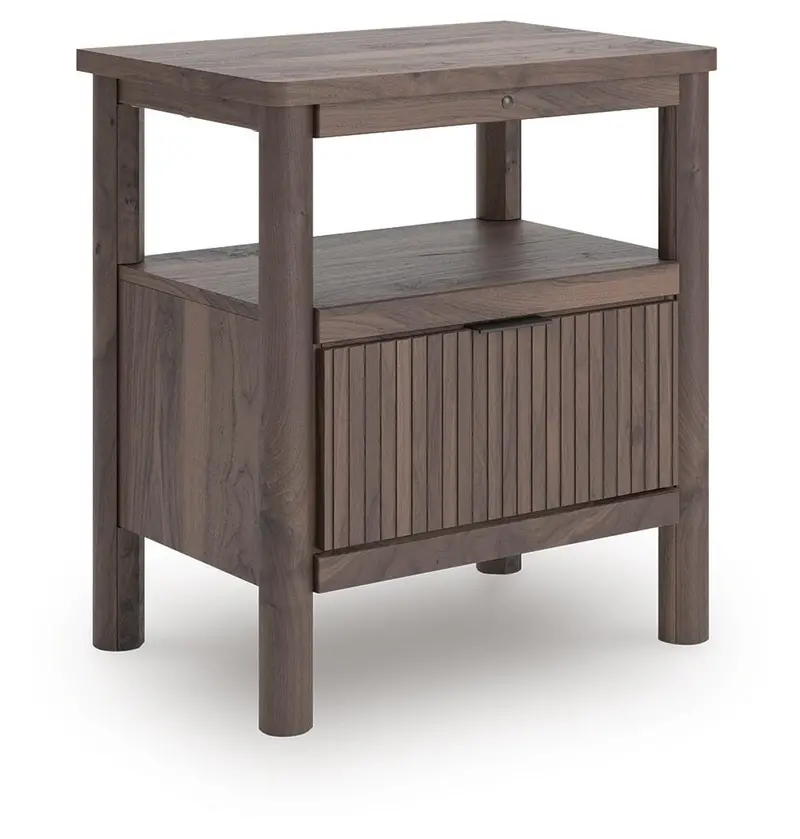 Pamytta Minimalist Nightstand – Compact Bedroom Side Table 1